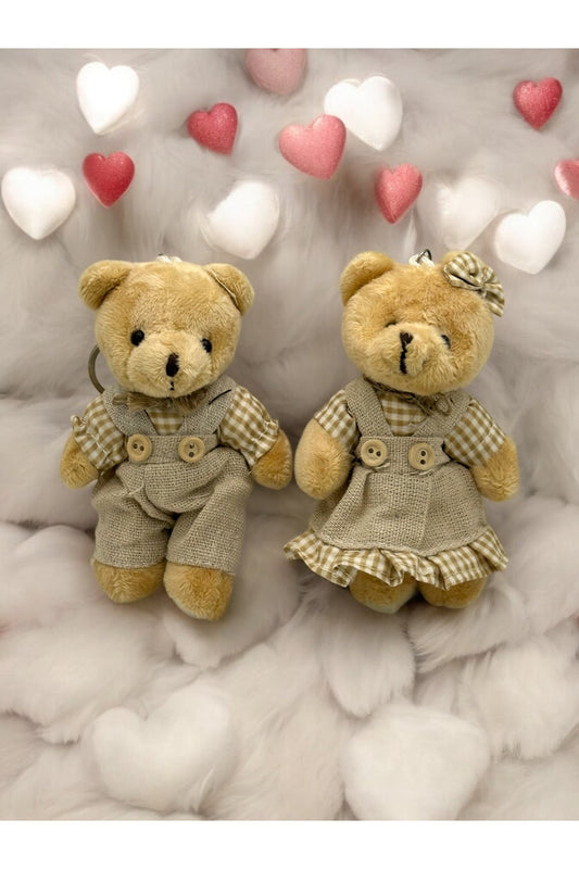 ÇİFT AYICIK HEDİYELİ  925 Ayar Gümüş Zirkon Taşlı Kalp Model Kolye - 2