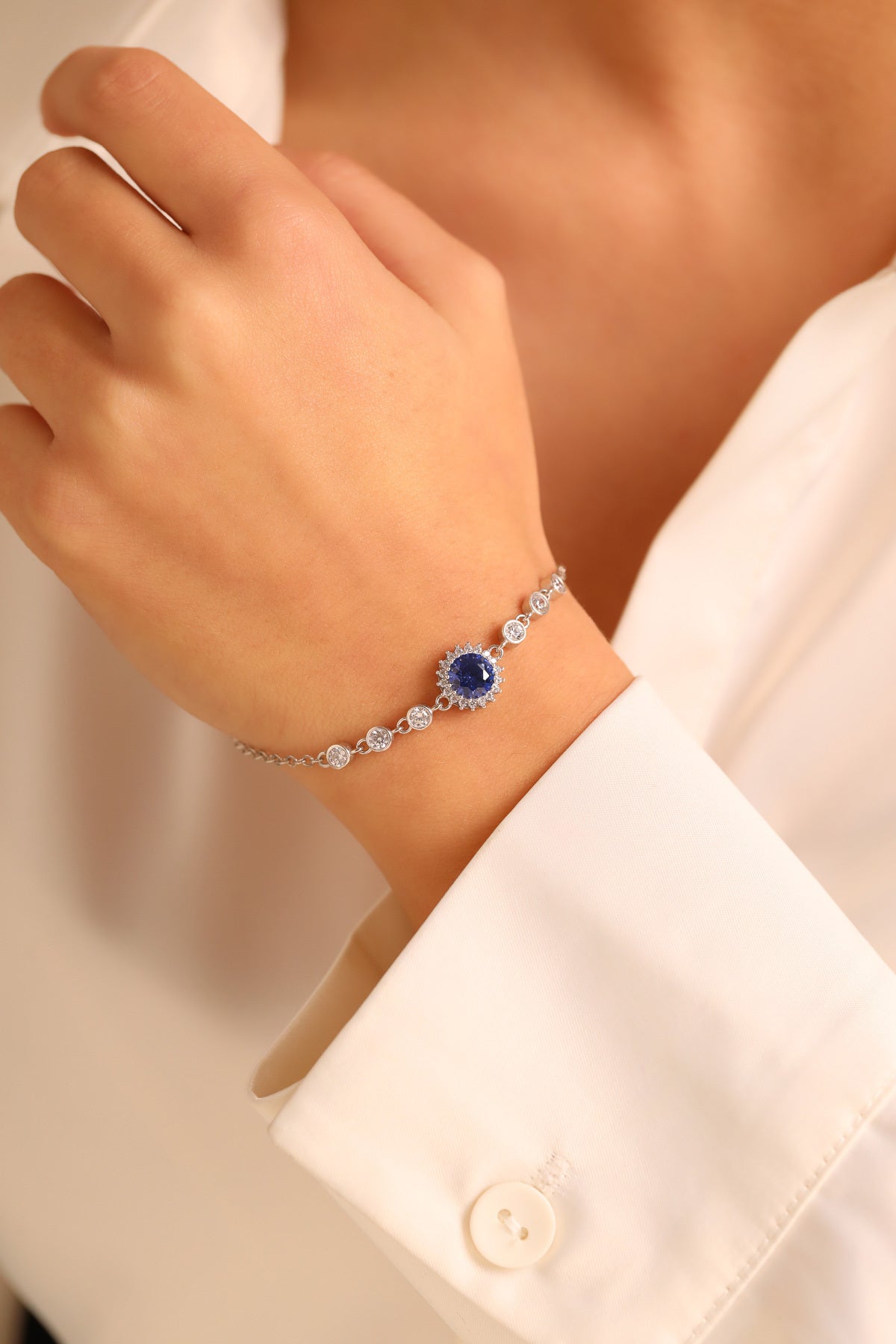 925 Ayar Gümüş Sıralı Bileklik Kadın (ÖZEL KUTULU) - 3