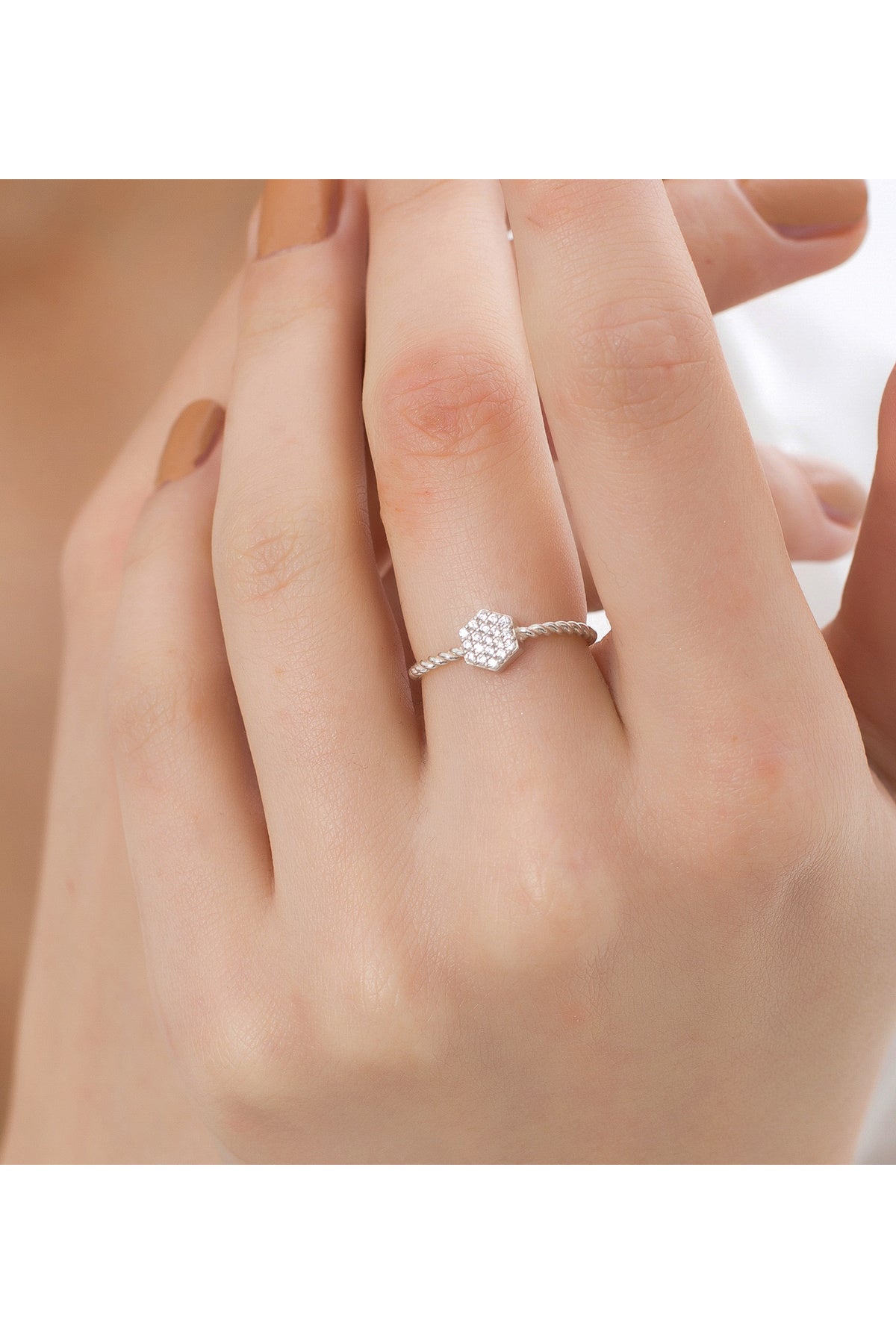 925 AYAR GÜMÜŞ AYARLANABİLİR 6 GEN YÜZÜK RODYUM