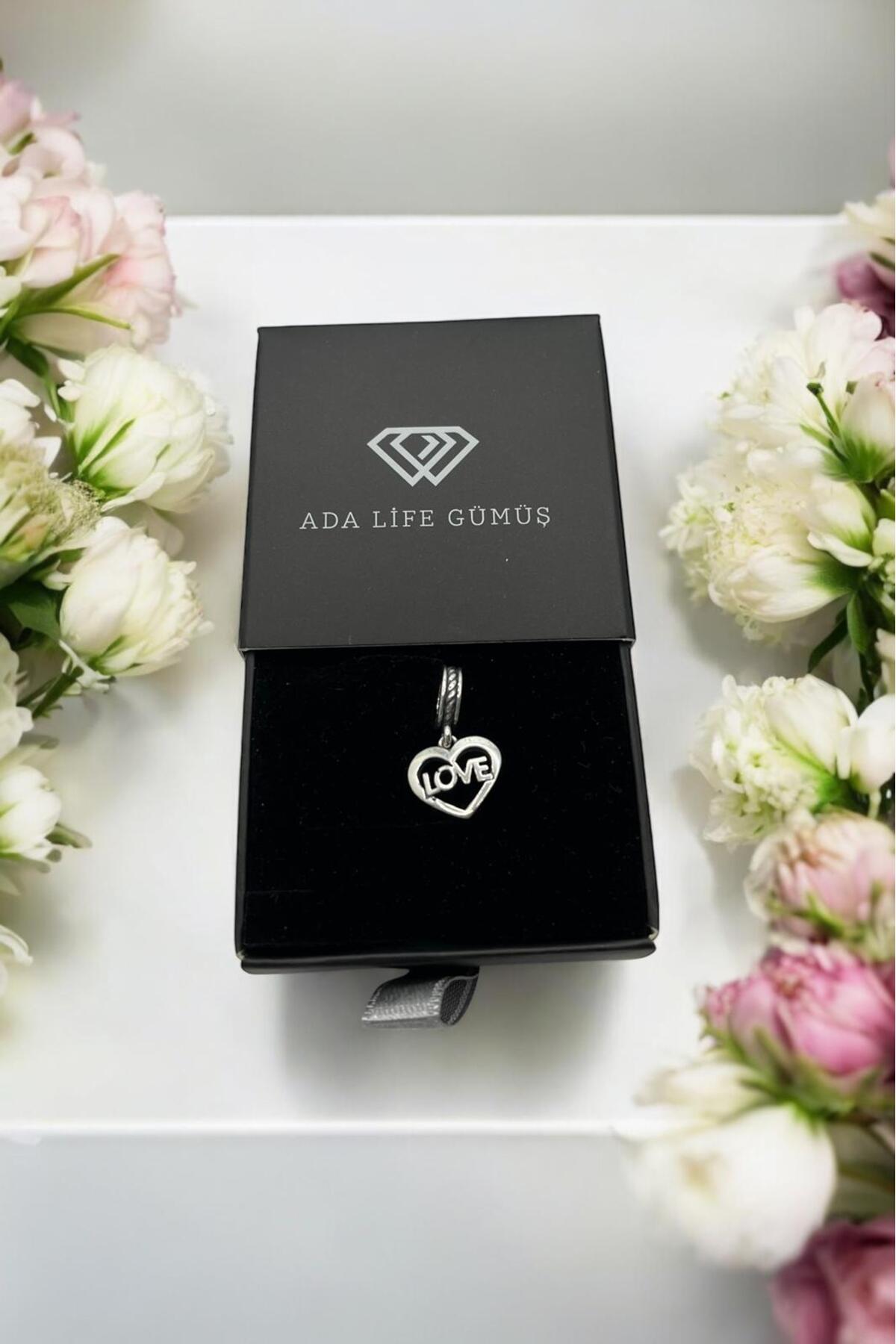 925 Ayar Gümüş Love Model Charm - 2