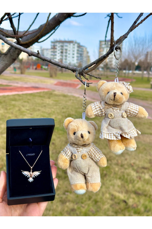 925 Ayar Gümüş Zümrüdü Anka Kuşu Kadın Kolye