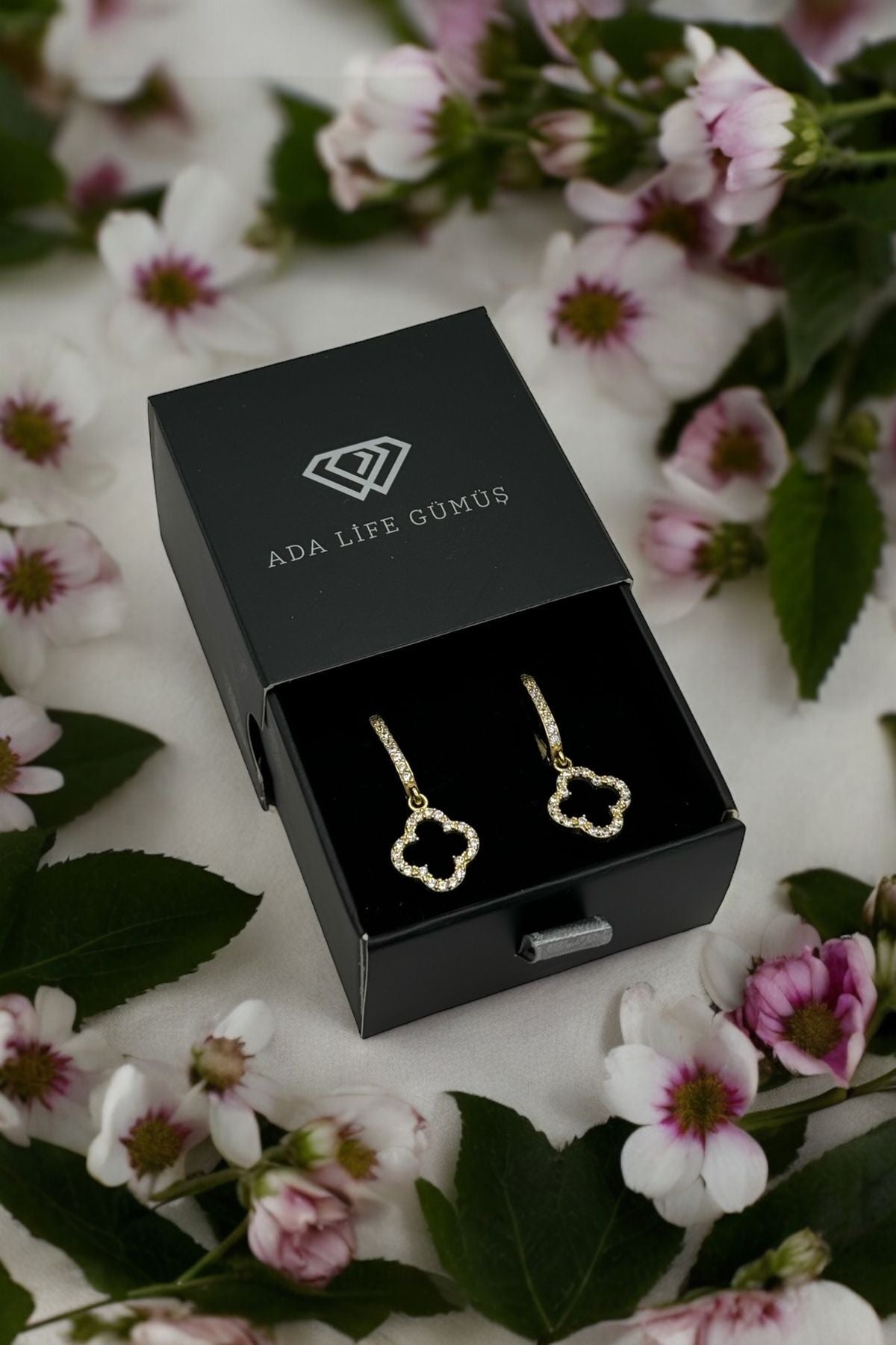 925 Ayar Gümüş   Sallantılı Küpe