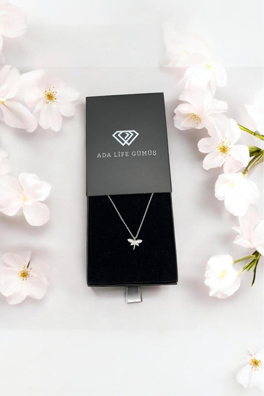 925 Ayar Kadın Yusufçuk Gümüş Kolye